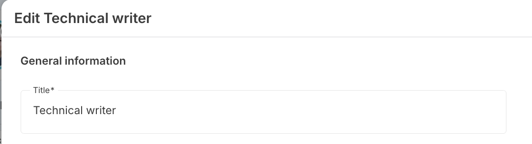 Updated field design and styling across the Whoz interface